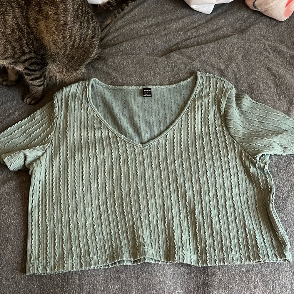 Green SHEIN top